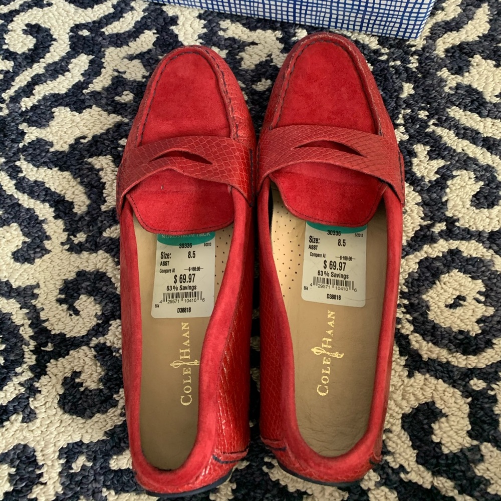 Awesome Red Driving Loafers